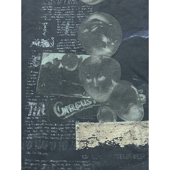Travis Scott Circus Maximus Tour Tee Black Graphic Lightning Flower Shirt XL - Picture 2 of 5